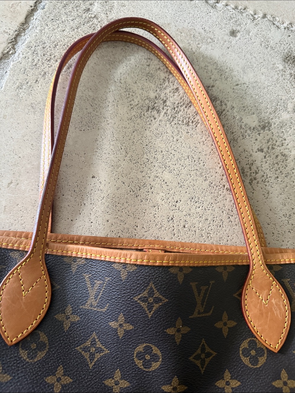 Vintage Louis Vuitton neverfull GM brown Monogram Canvas Tote large preowned - Picture 11 of 17
